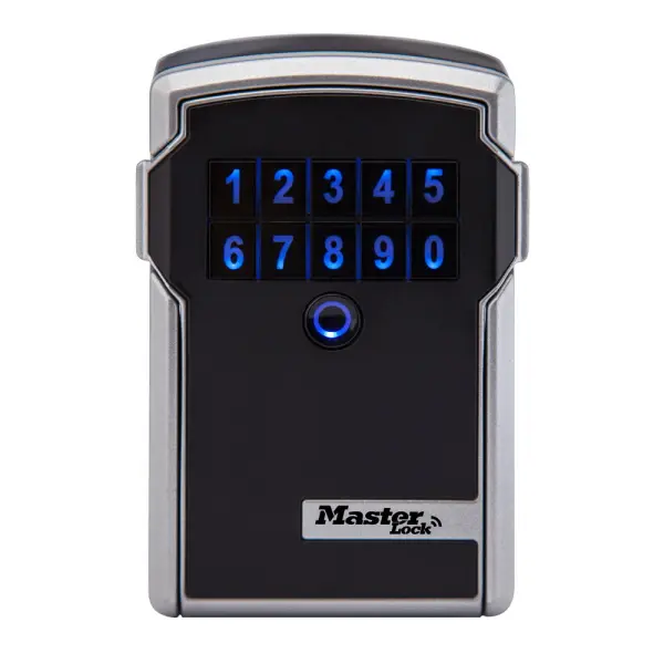 Connected wall-mounted key box